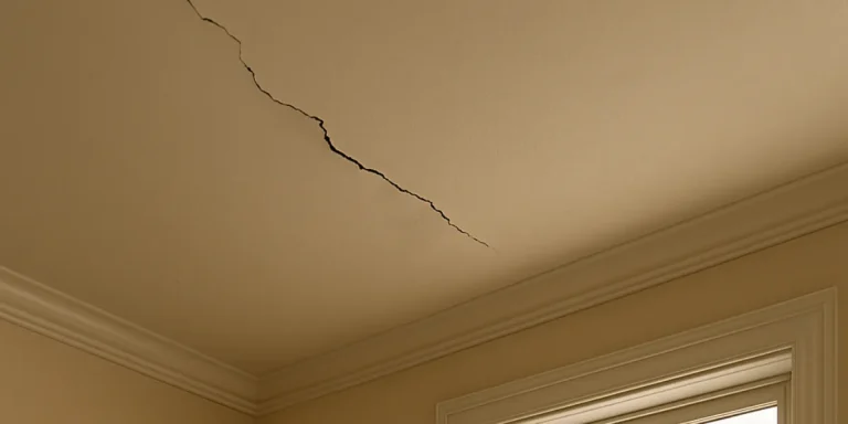 when to fix ceiling cracks